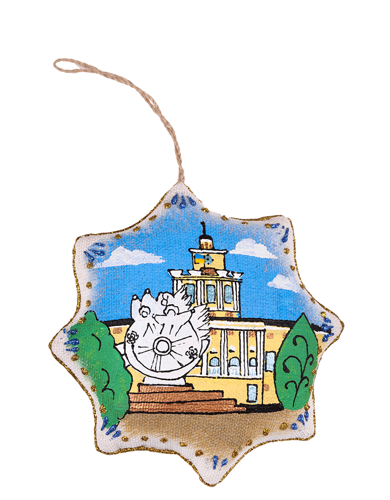 Сувенір зірка ванільна "Хмельницький" - Зображення 3