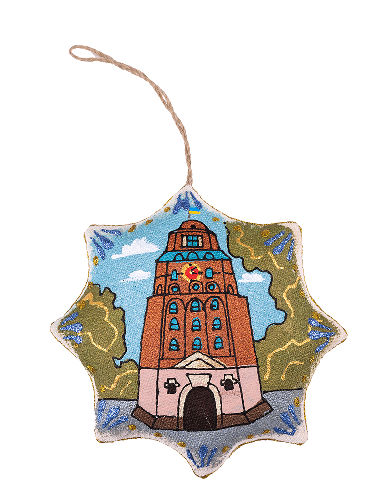 Сувенір зірка ванільна "Вінниця" - Зображення 3