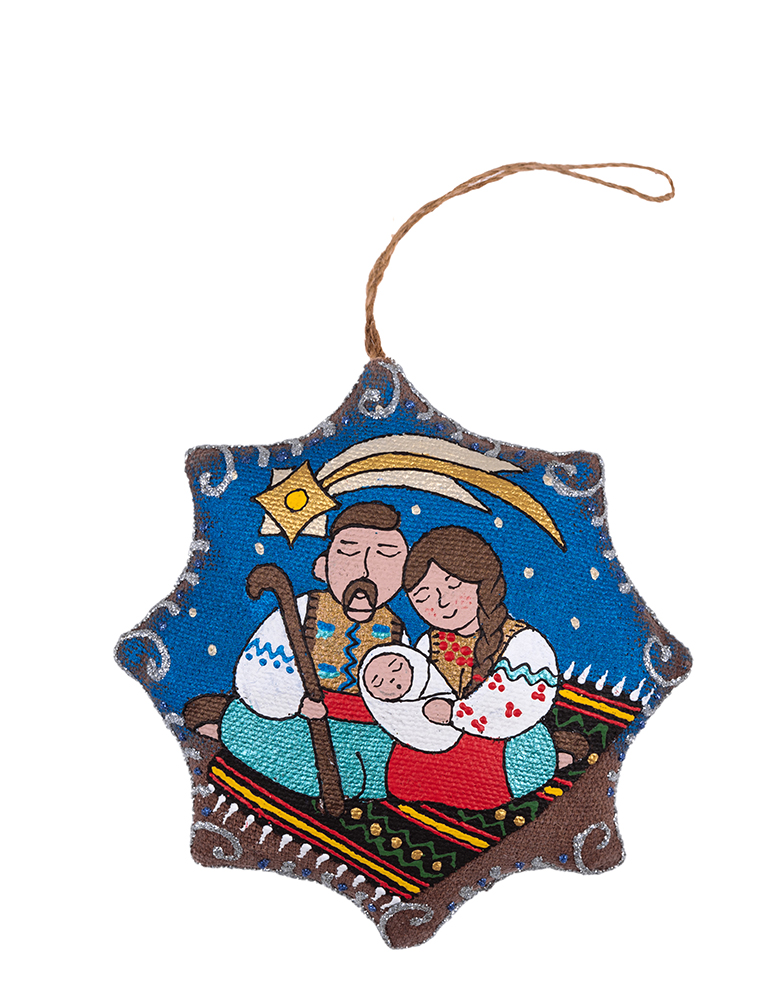 Сувенір кавовий ароматизований "Зірка різдвяна українська родина" - Зображення 8