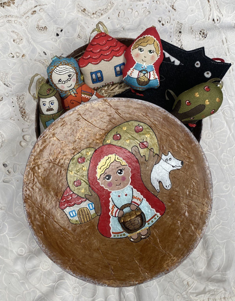 Казка в коробці ручної роботи "Червона шапочка" - Зображення 2