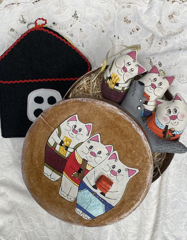 Казка в коробці ручної роботи "Три поросятка" - Зображення 4