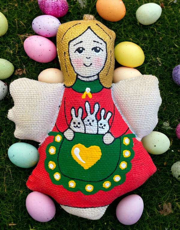 Сувенір ванільний ароматизований" Янгол з зайчиками" - Зображення 3