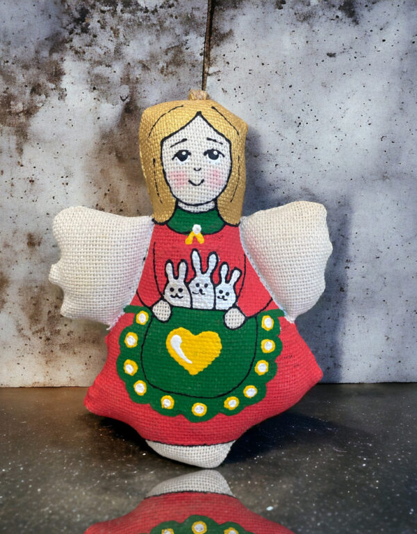 Сувенір ванільний ароматизований" Янгол з зайчиками" - Зображення 4