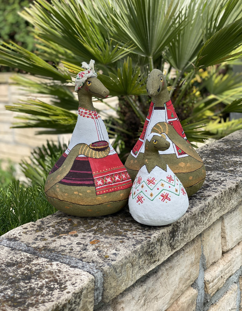 Сувенір текстильний "Змійка Веселинка" - Зображення 5