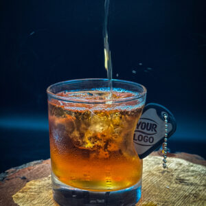 Склянка для віскі з жетоном та індивідуальним гравіюванням