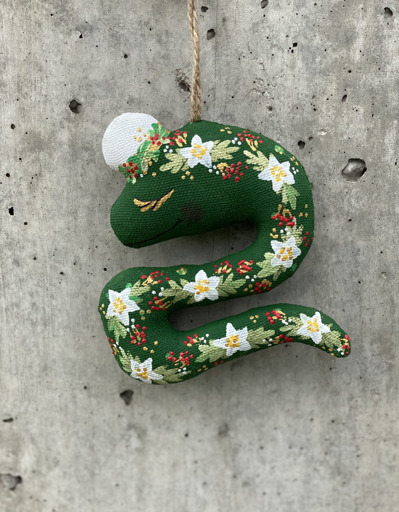 Сувенір текстильний "Змія Королівна"