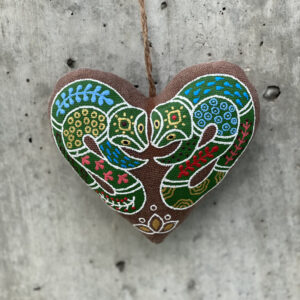 Сувенір кавовий ароматизований "Серце зі змійками"