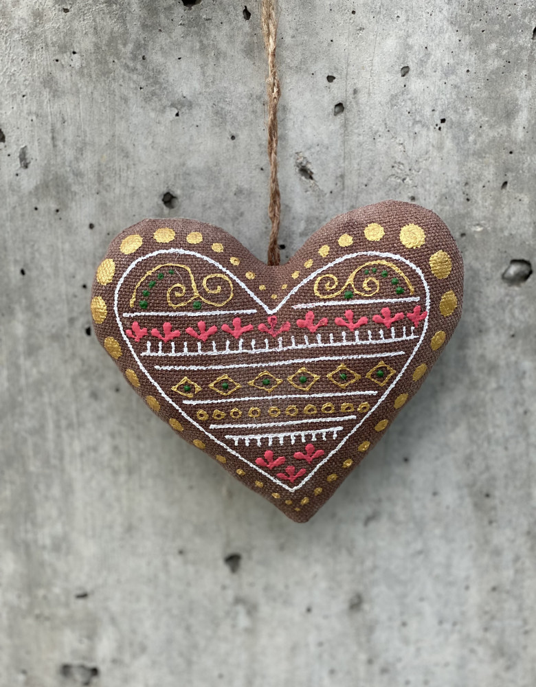 Сувенір кавовий ароматизований "Серце зі змійками" - Зображення 2