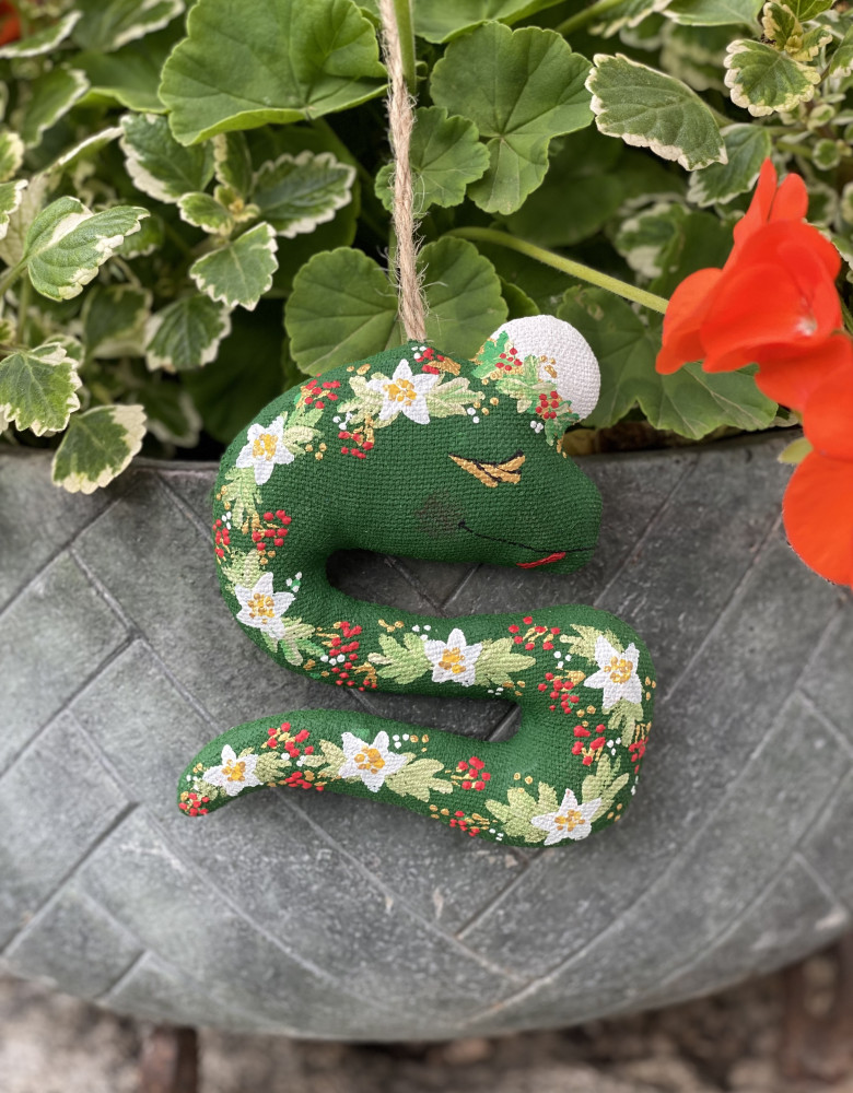 Сувенір текстильний "Змія Королівна" - Зображення 2