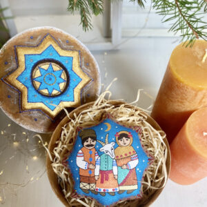 Сувенір кавовий ароматизований "Зірка різдвяна Маланка"