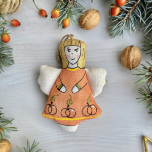 Сувенір ванільний ароматизований  "Янгол з гарбузами"