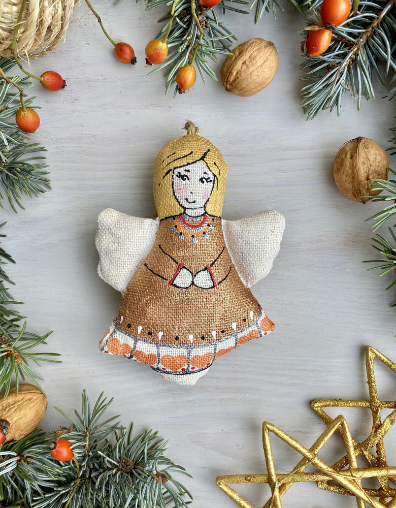 Сувенір ванільний ароматизований "Янгол з сердечками" - Зображення 3