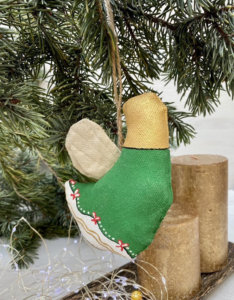 Сувенір "Ванільний янгол з бубном" - Зображення 2