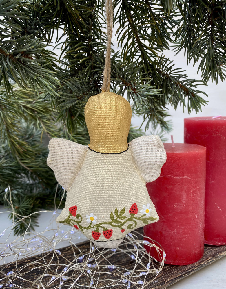 Сувенір ванільний ароматизований "Янгол з ягідками" - Зображення 2