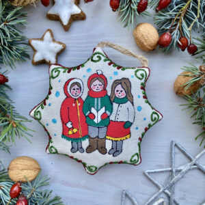 Сувенір зірка різдвяна "Дзвоники дзвенять"