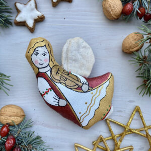 Сувенір "Ванільний янгол з скрипкою"