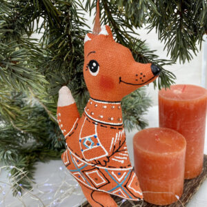 Сувенір ванільний текстильний "Лисичка сестричка"