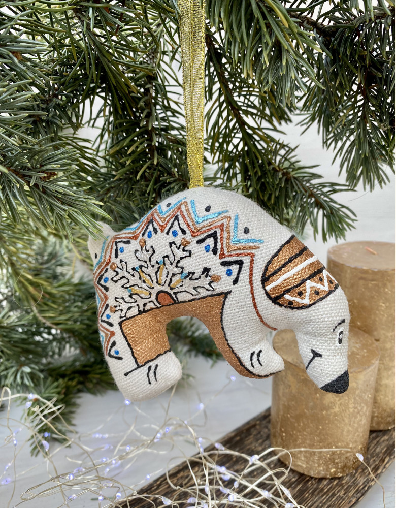 Сувенір ванільний текстильний "Песик"