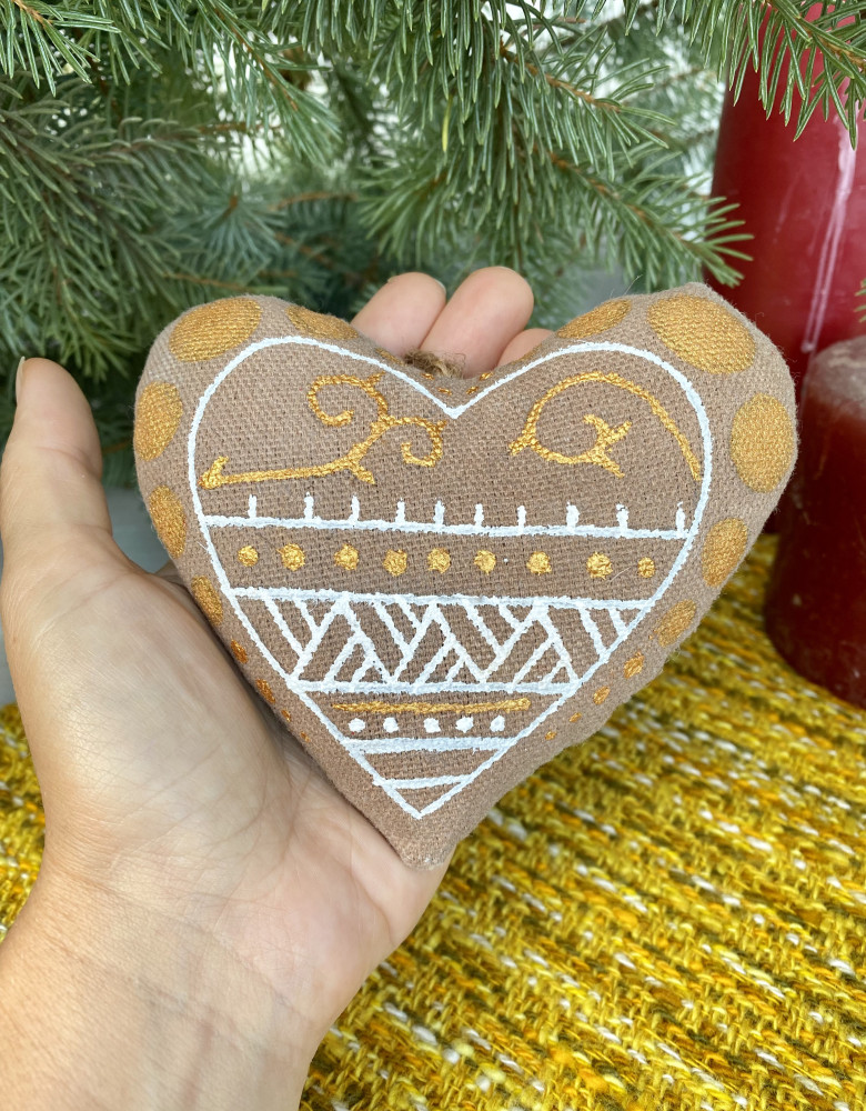 Сувенір кавовий ароматизований "Серце з пташками" - Зображення 2