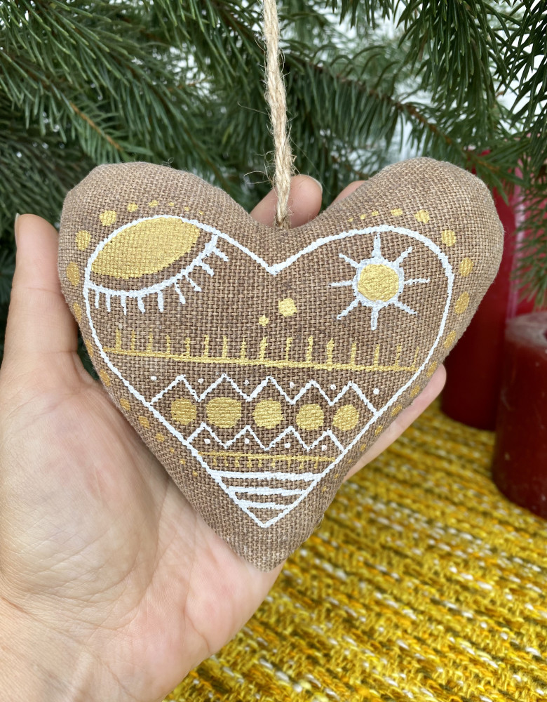 Сувенір кавовий ароматизований"Серце з равликами" - Зображення 2