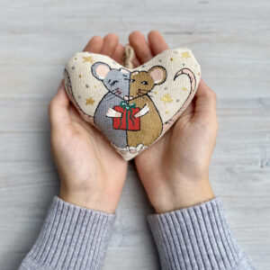 Серце ванільне з щуриками