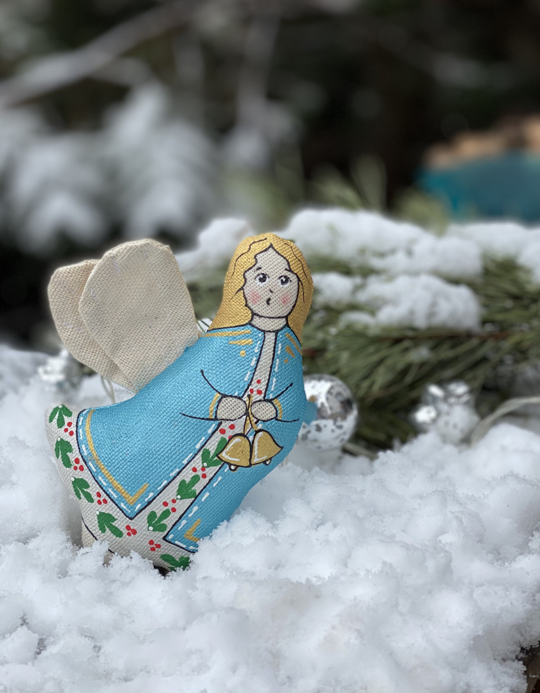 Сувенір "Ванільний янгол з дзвониками" - Зображення 2