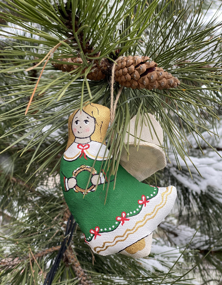 Сувенір "Ванільний янгол з бубном" - Зображення 5