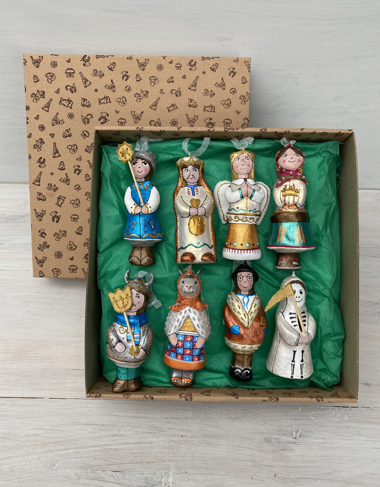 Набір ялинкових прикрас "Вертеп" (скульптура) - Зображення 2