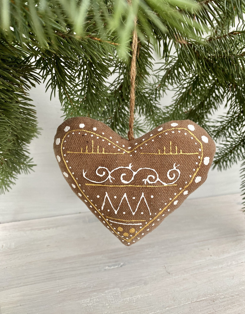 Сувенір кавовий ароматизований "Серце з овечками" - Зображення 2