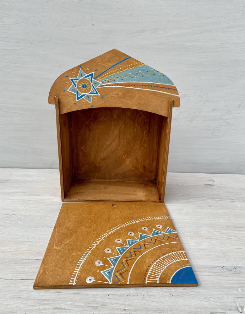 Коробка під шопку скульптурну 22Х22