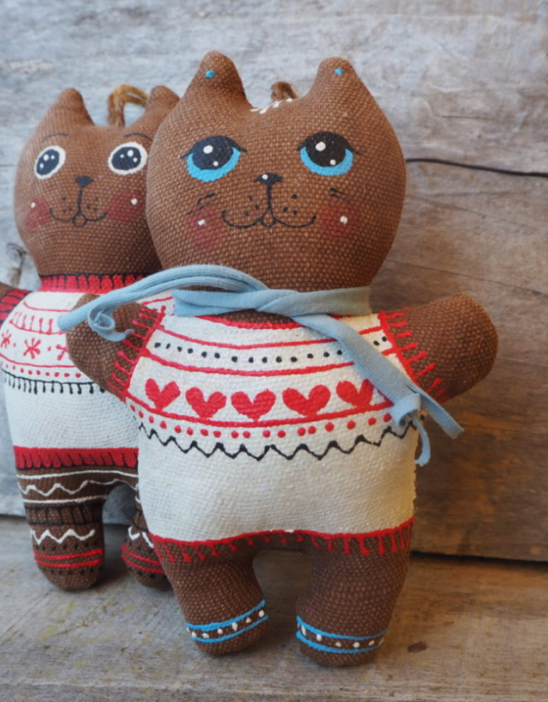 Сувенір кавовий ароматизований "Котеня в сведрі з сердечками" - Зображення 6