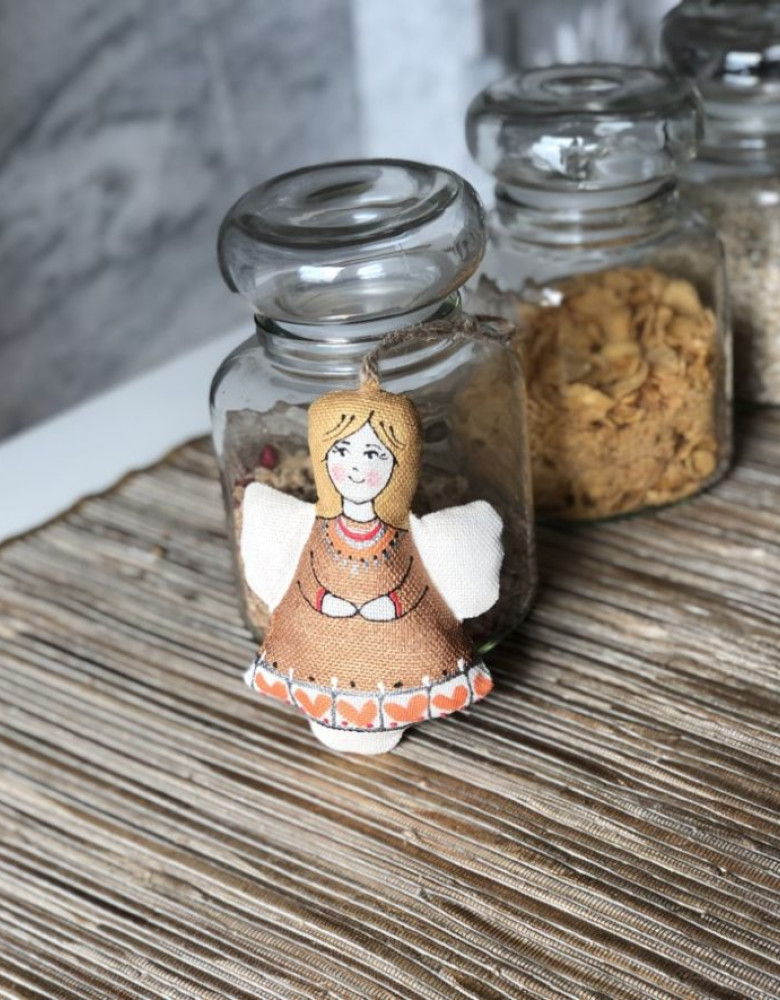 Сувенір ванільний ароматизований "Янгол з сердечками" - Зображення 4