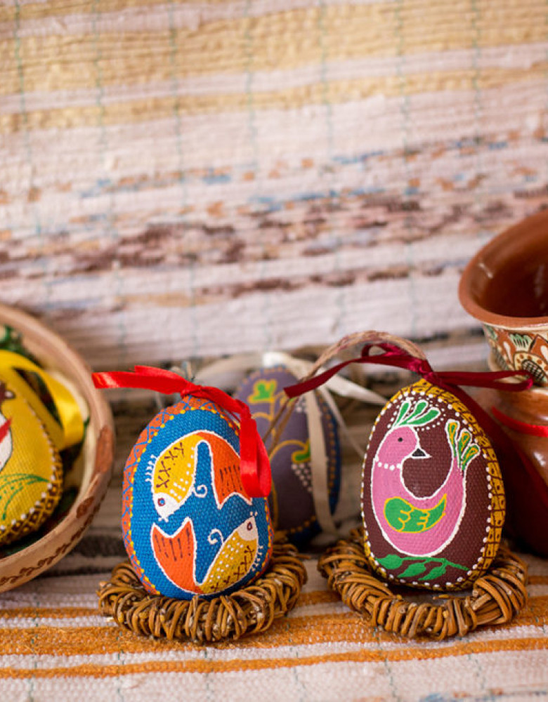 Сувенір "Мала писанка жовта з пташкою" - Зображення 3