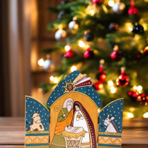 Шопка дерев'яна "Будиночок"