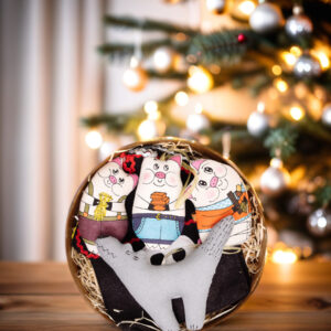 Казка в коробці ручної роботи "Три поросятка"