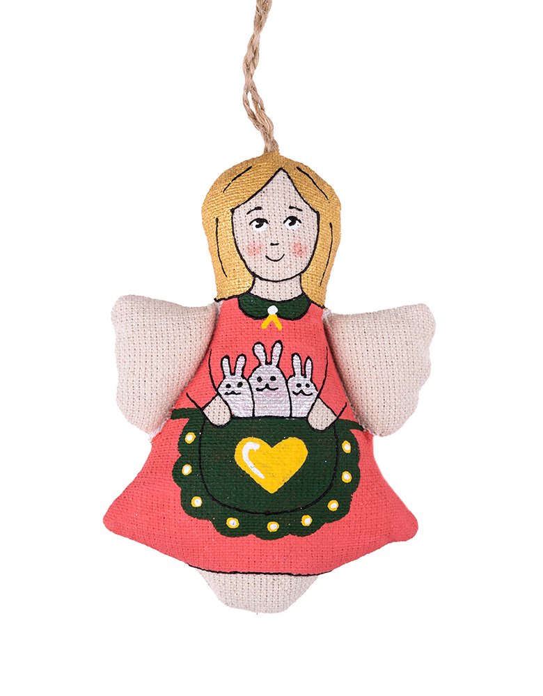 Сувенір ванільний ароматизований" Янгол з зайчиками" - Зображення 6