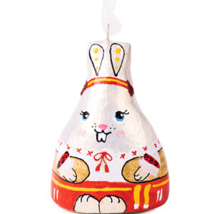 Сувенір  скульптурний"Зайчиха у вишиванці"