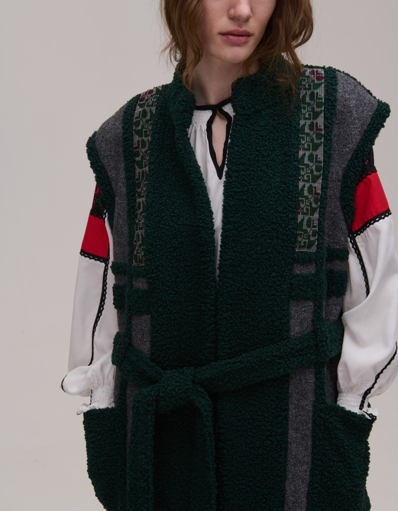 Кептар Malanka довгий смарагдовий - Зображення 2