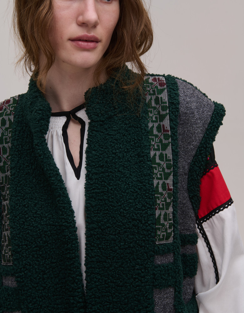 Кептар Malanka довгий смарагдовий - Зображення 3