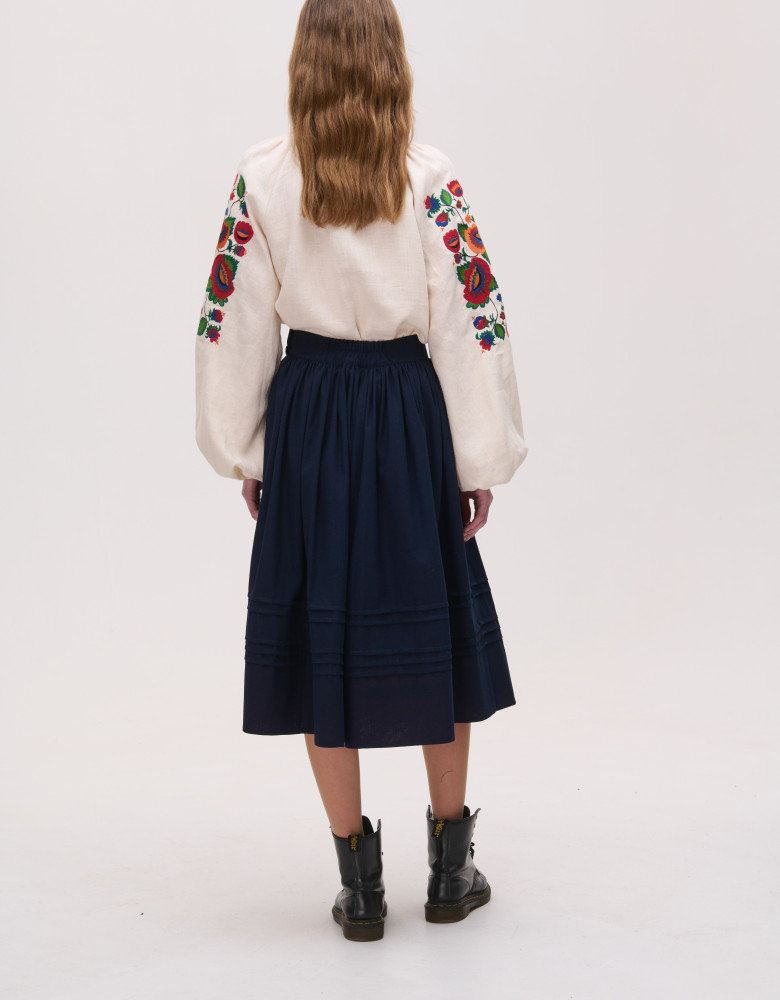 Вишиванка жіноча лляна бежева Bolekhivskа - Зображення 5