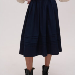 Спідниця синя лляна Rozmai