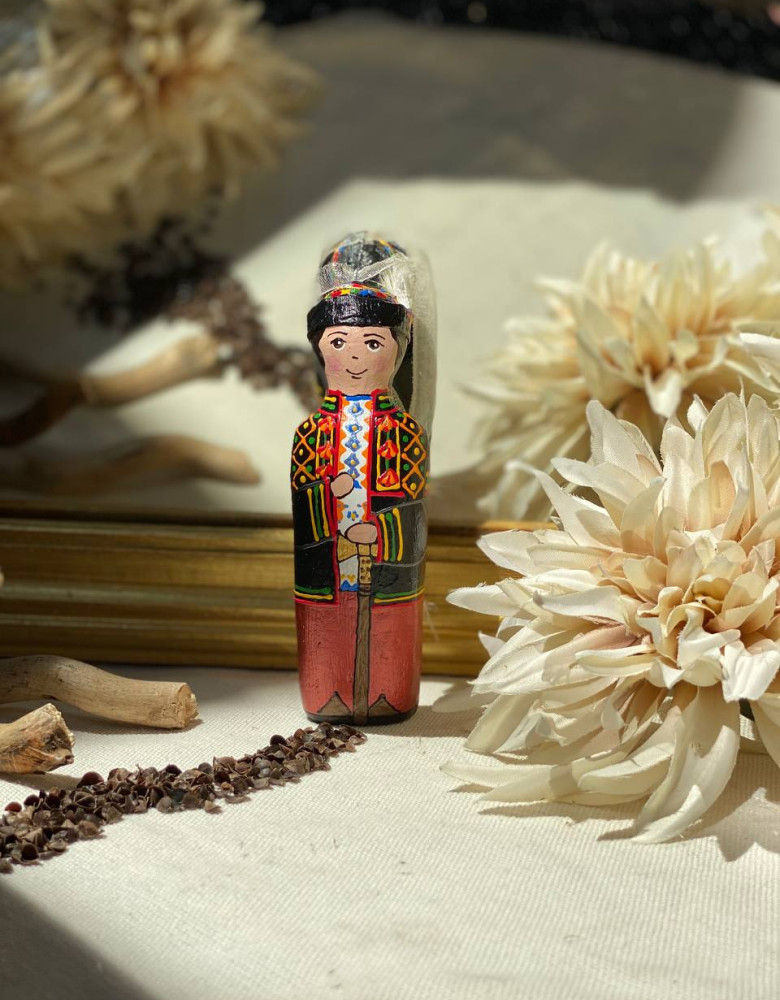 Іграшка скульптурна підвісна "Гуцул" - Зображення 2