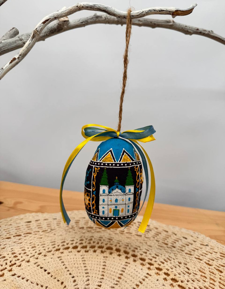 Великодній набір в коробці ручної роботи з писанками - Зображення 5